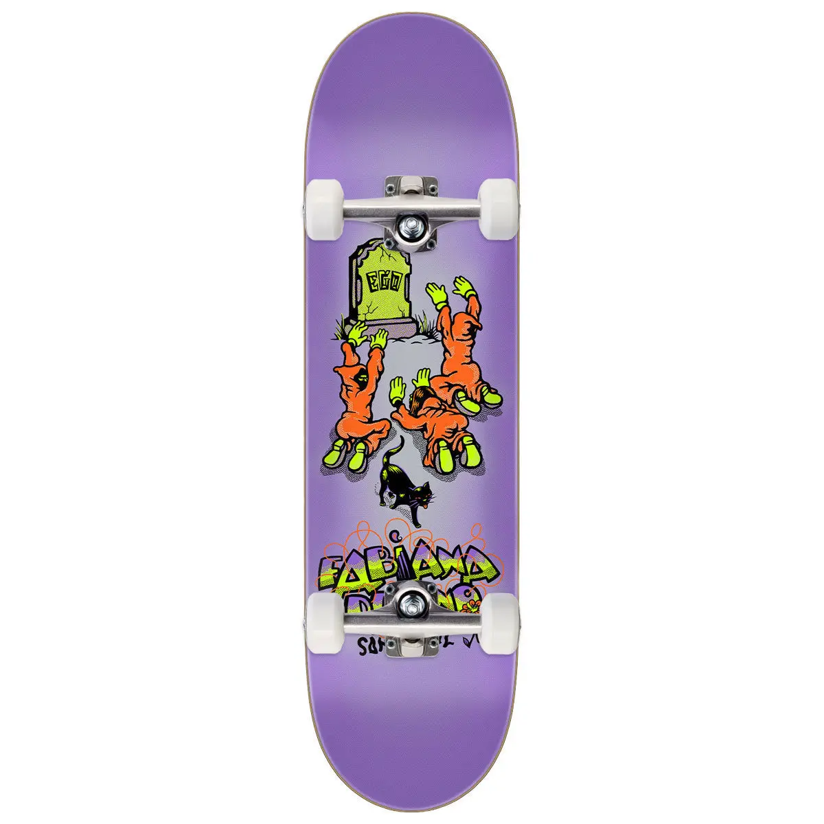 Santa Cruz Delfino Ego Feelbase Pro Skateboard Complete - 8.25" 1