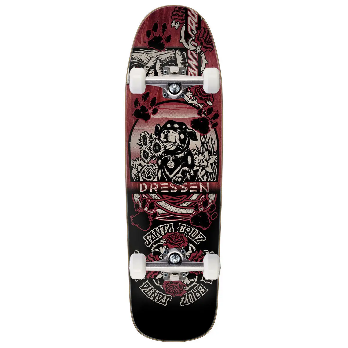 Santa Cruz Dressen Evo Pro Shaped Skateboard Complete - 9.30" 1