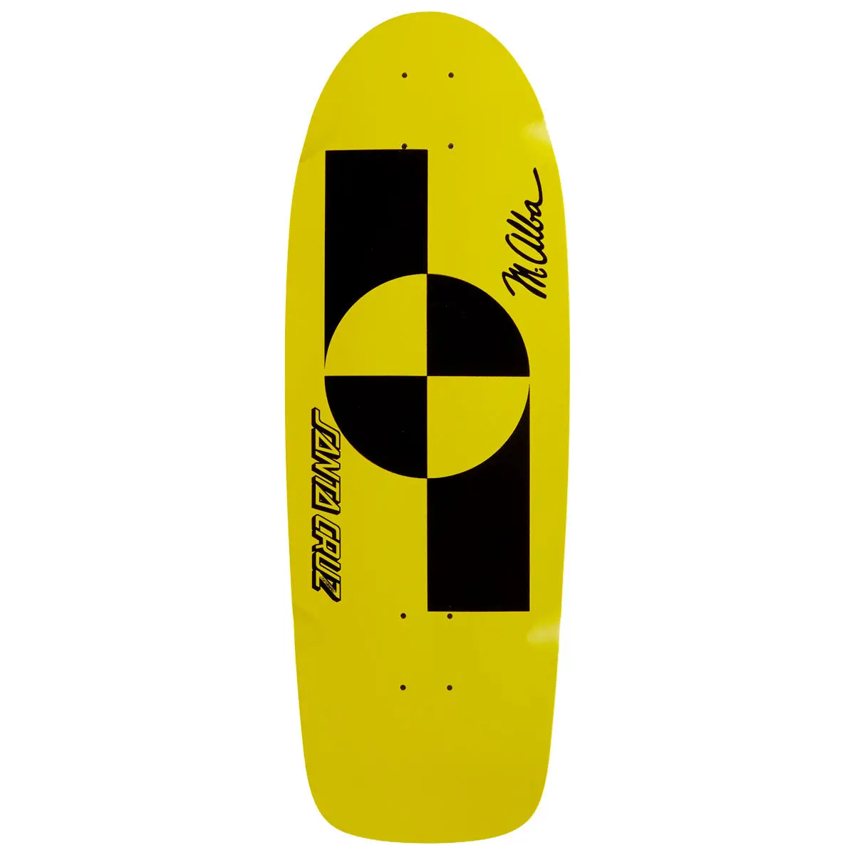 Santa Cruz Malba Crash Test Reissue Skateboard Deck - 10.03" 1