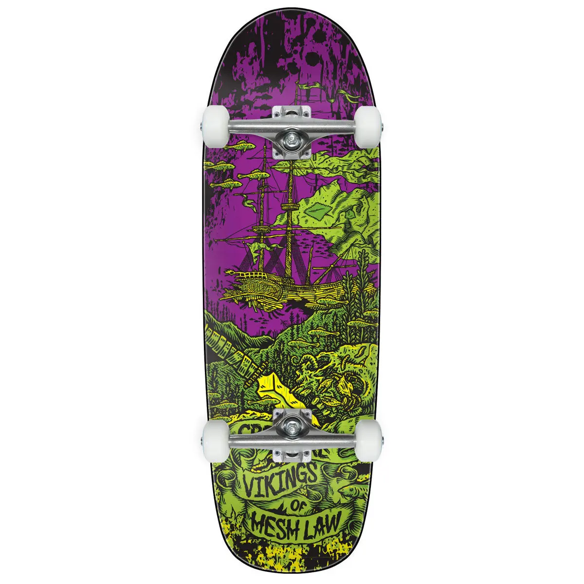 Creature Team Viking Of Hesh Law Xx Skateboard Complete - 9.55" 1