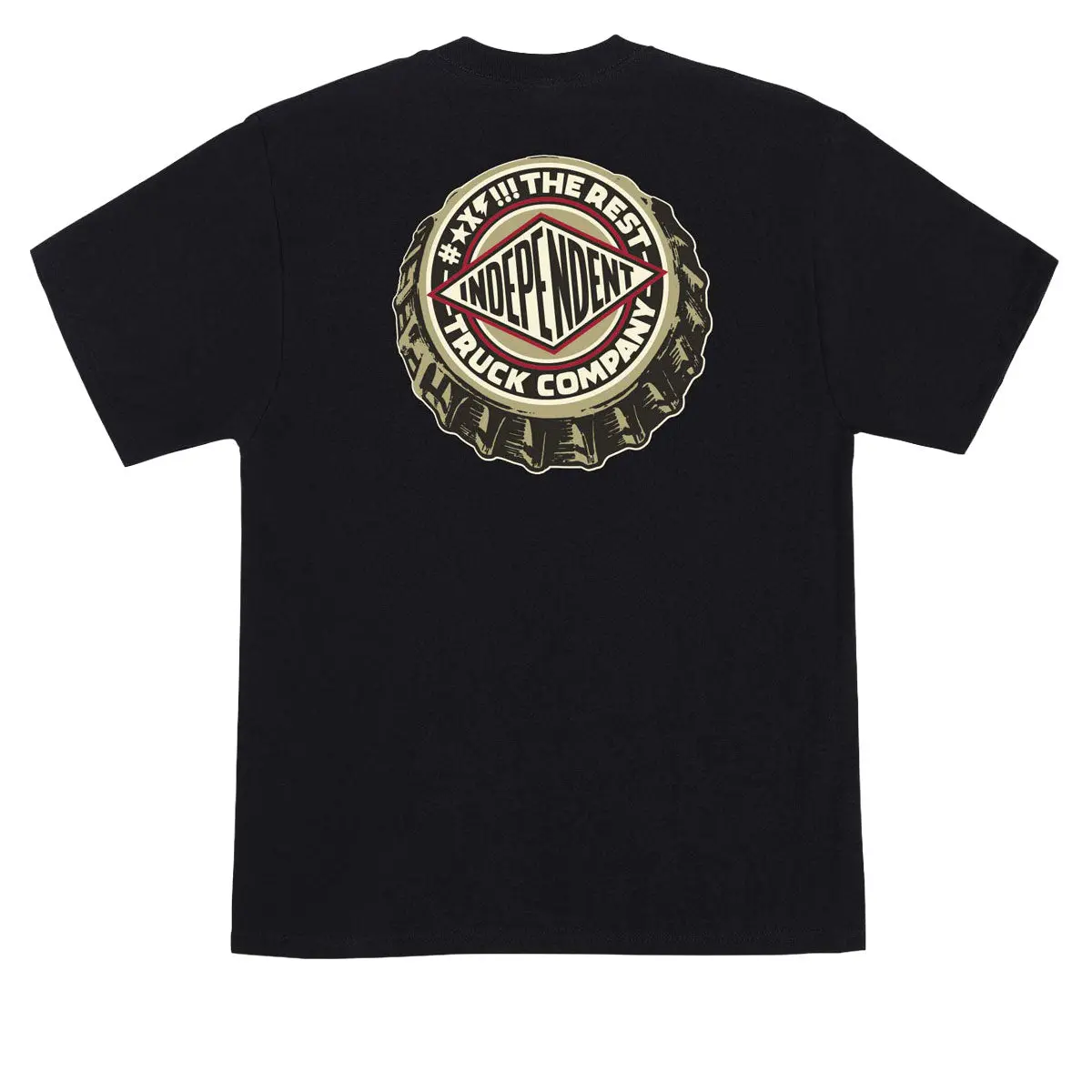 Independent Ftr Cap T-Shirt - Black 1