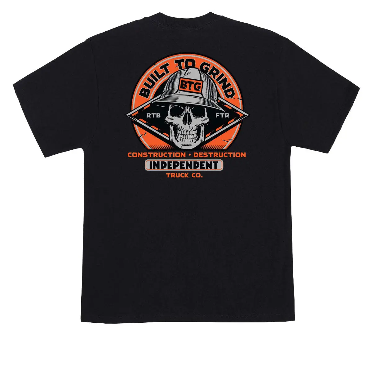 Independent Built To Grind Hard Head T-Shirt - Black 1