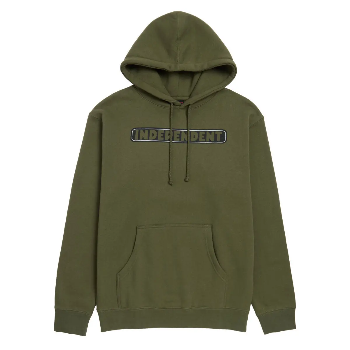 Independent Bar Logo Hoodie - Army 1