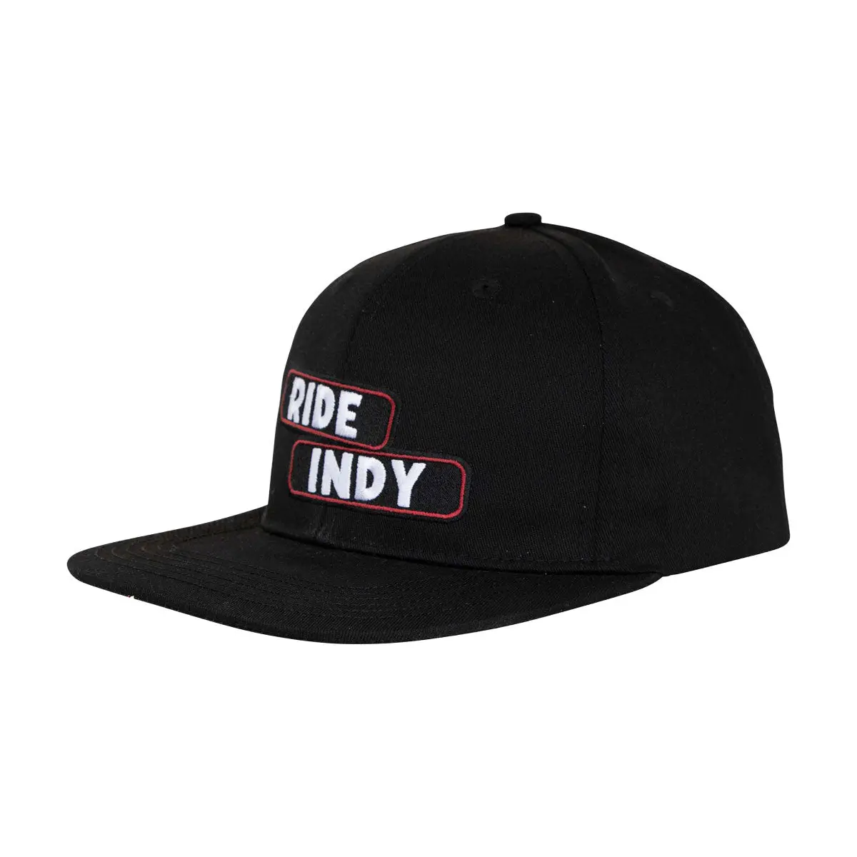 Independent Sticker Slap Snapback Hat - Black 1