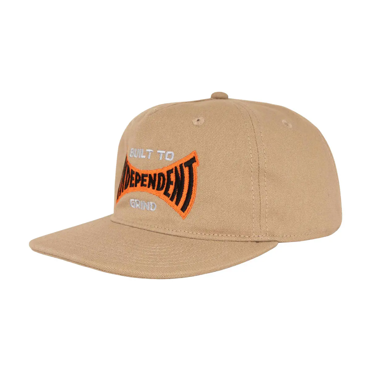 Independent Built To Grind Span Snapback Hat - Khaki 1