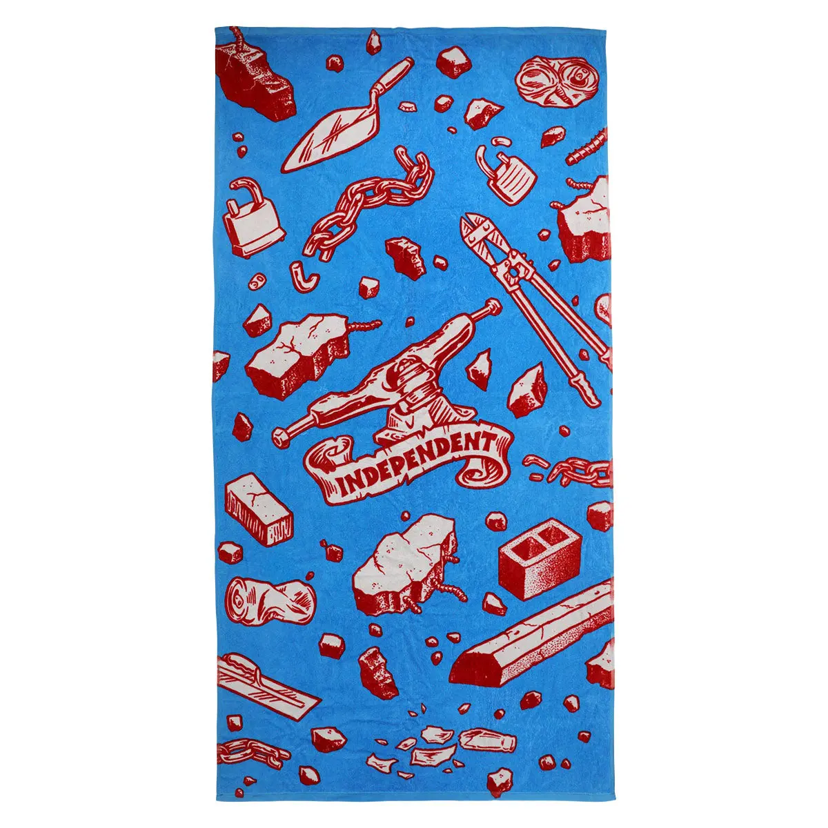 Independent Under The Bridge Towel - Blue/Red 1
