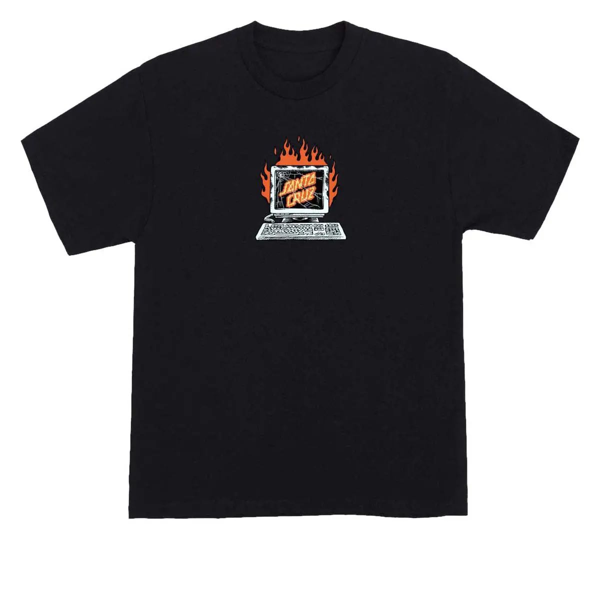 Santa Cruz Self Destruct T-Shirt - Black 1