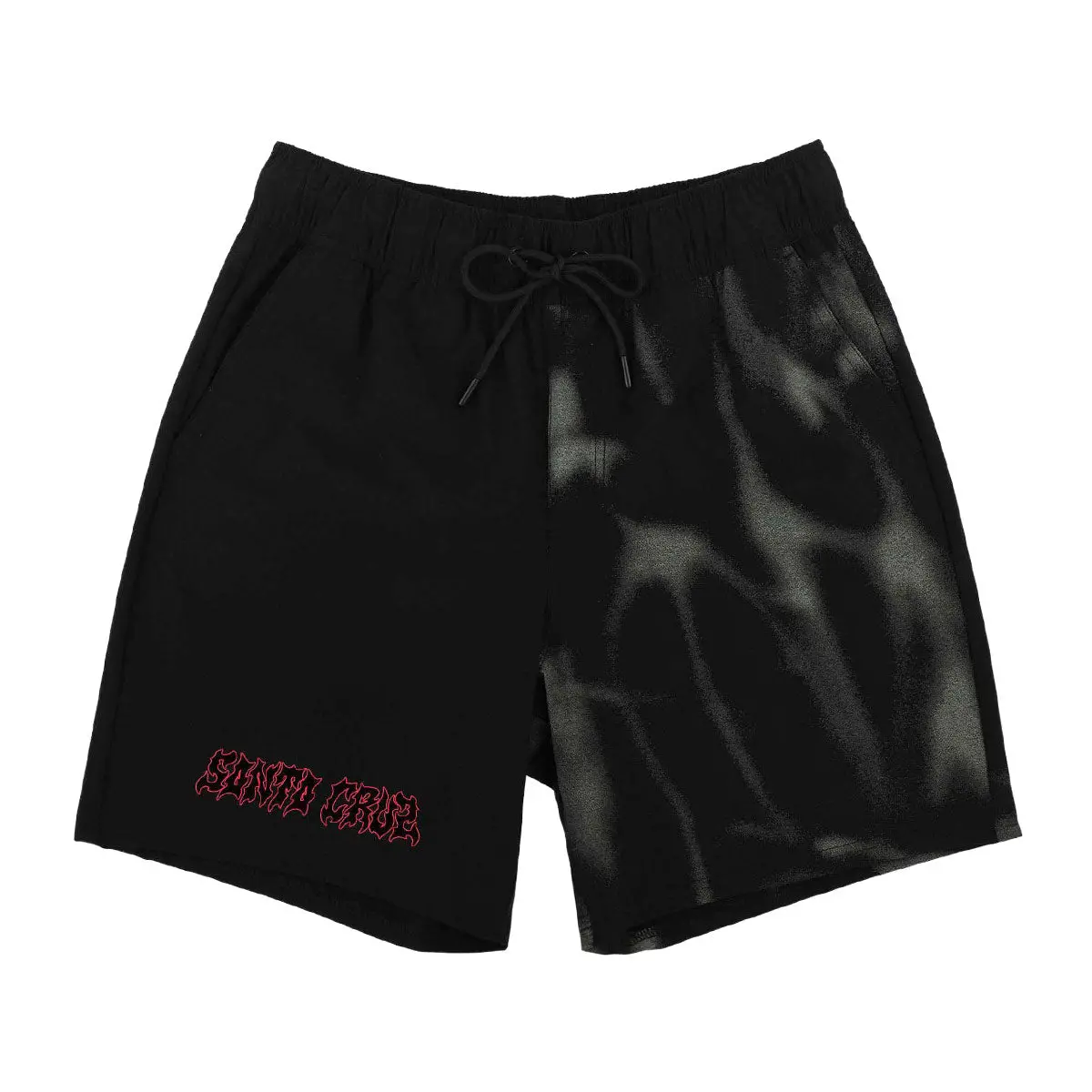 Santa Cruz Tte Messenger Elastic Waist Boardshorts - Black Haze 1
