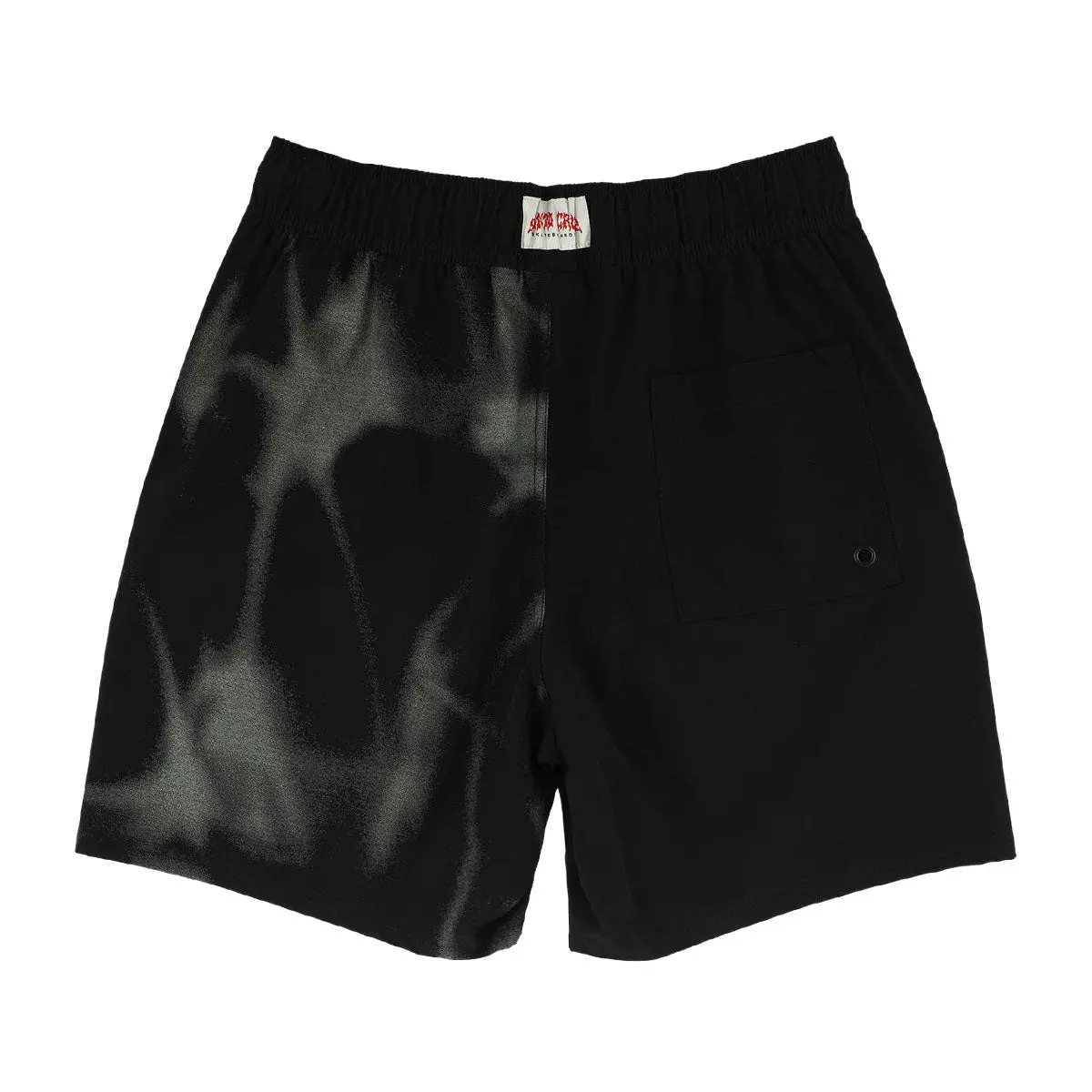 Santa Cruz Tte Messenger Elastic Waist Boardshorts - Black Haze 2