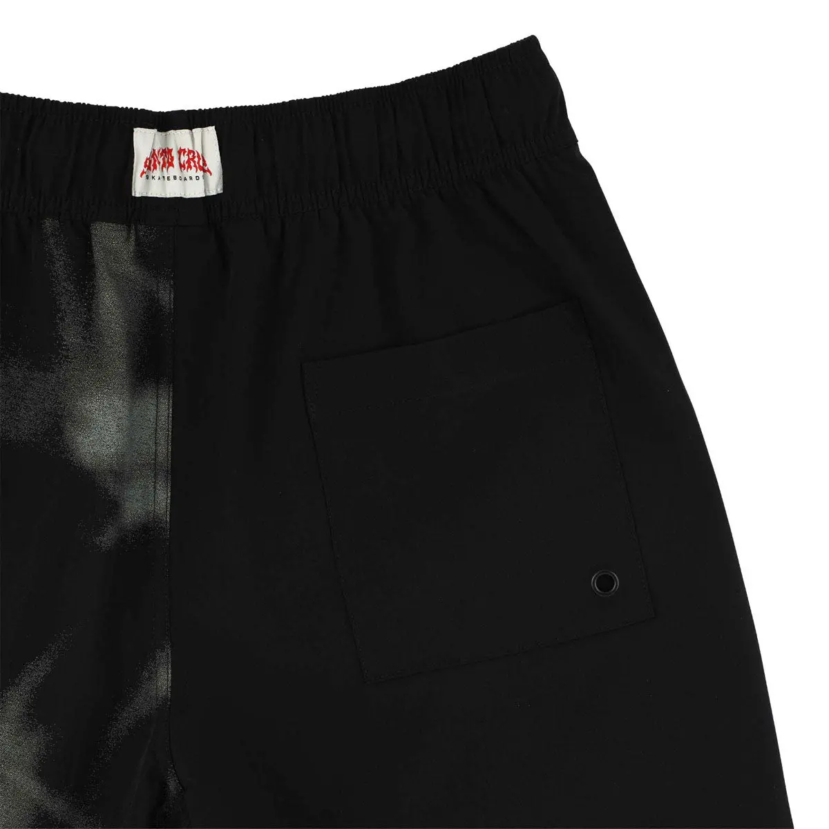 Santa Cruz Tte Messenger Elastic Waist Boardshorts - Black Haze 4