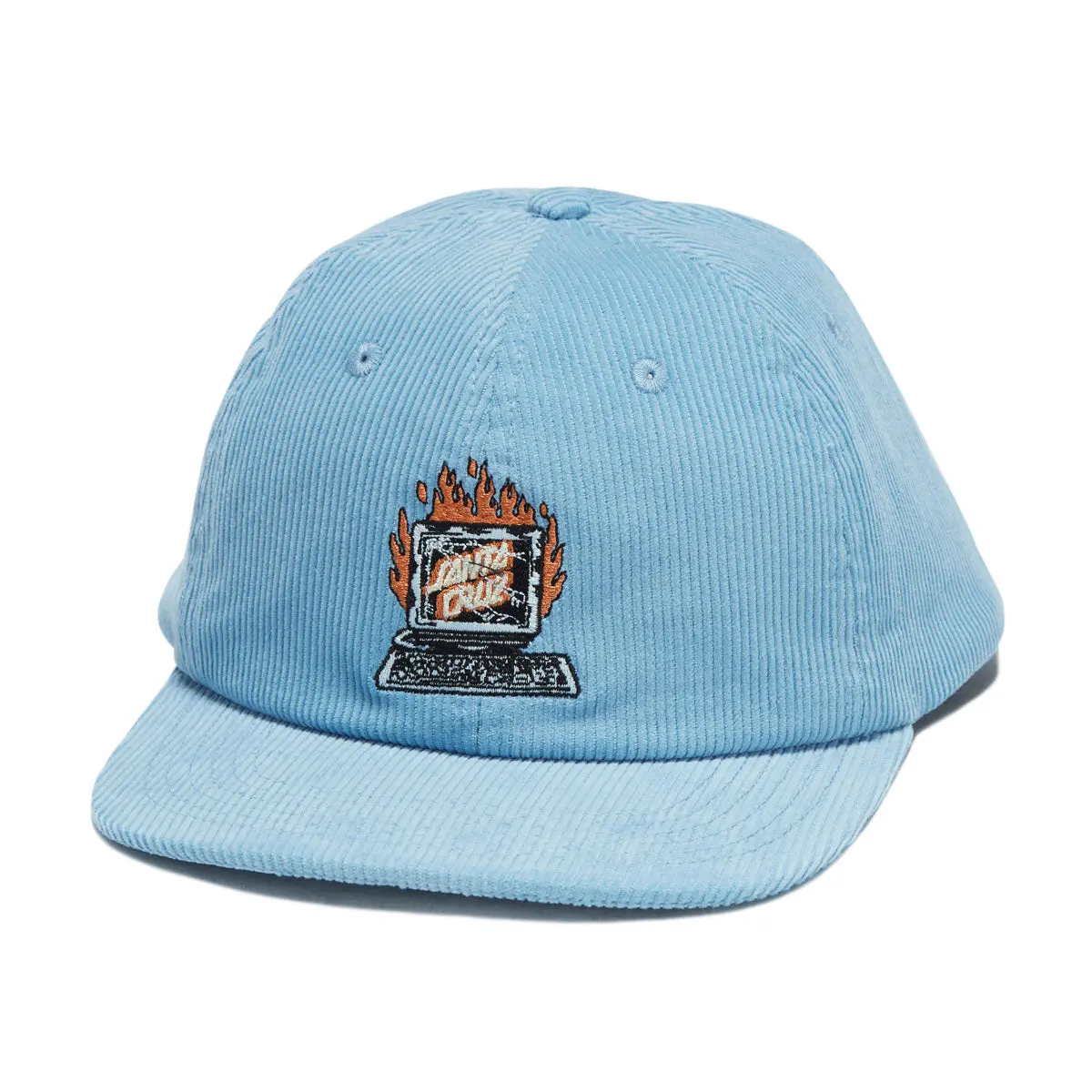 Santa Cruz Self Destruct Snapback Hat - Sky Blue 1