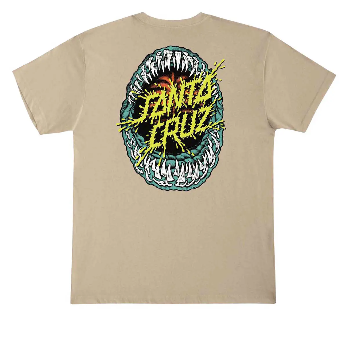 Santa Cruz Shark Jaw T-Shirt - Tan 1