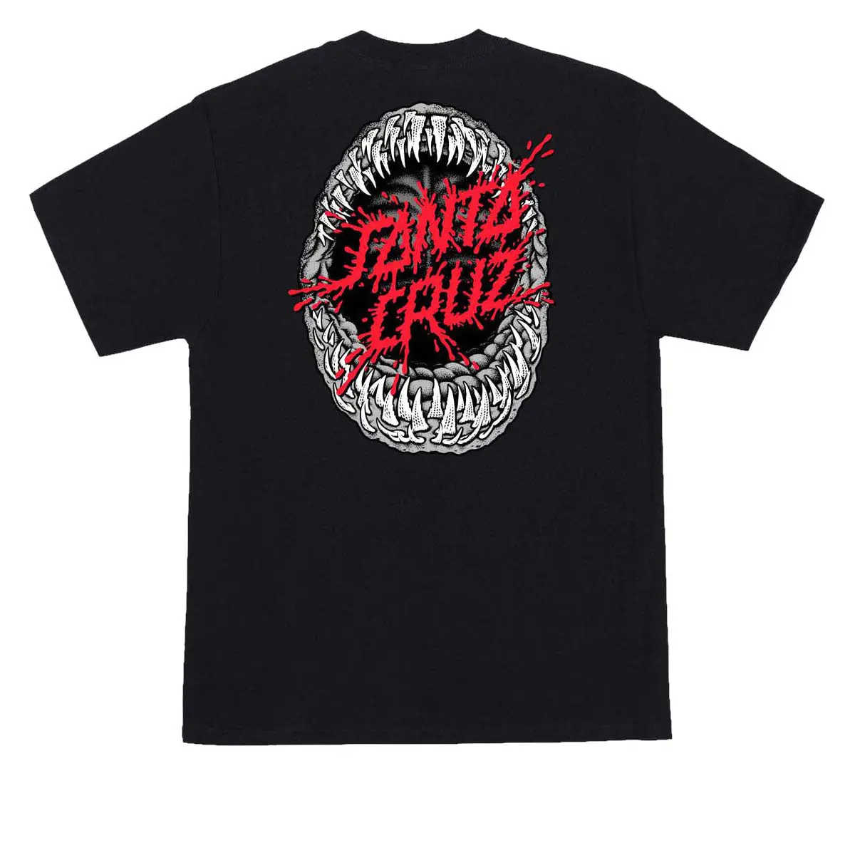 Santa Cruz Shark Jaw T-Shirt - Black 1