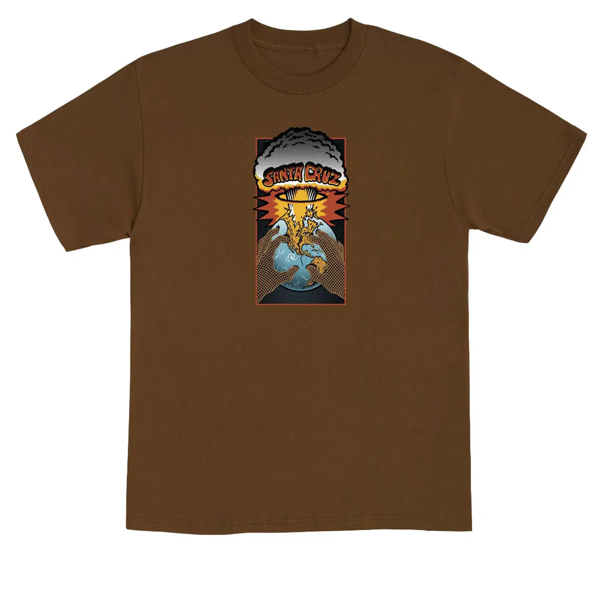 Santa Cruz Kendall Eotw Front T-Shirt - Brown 1