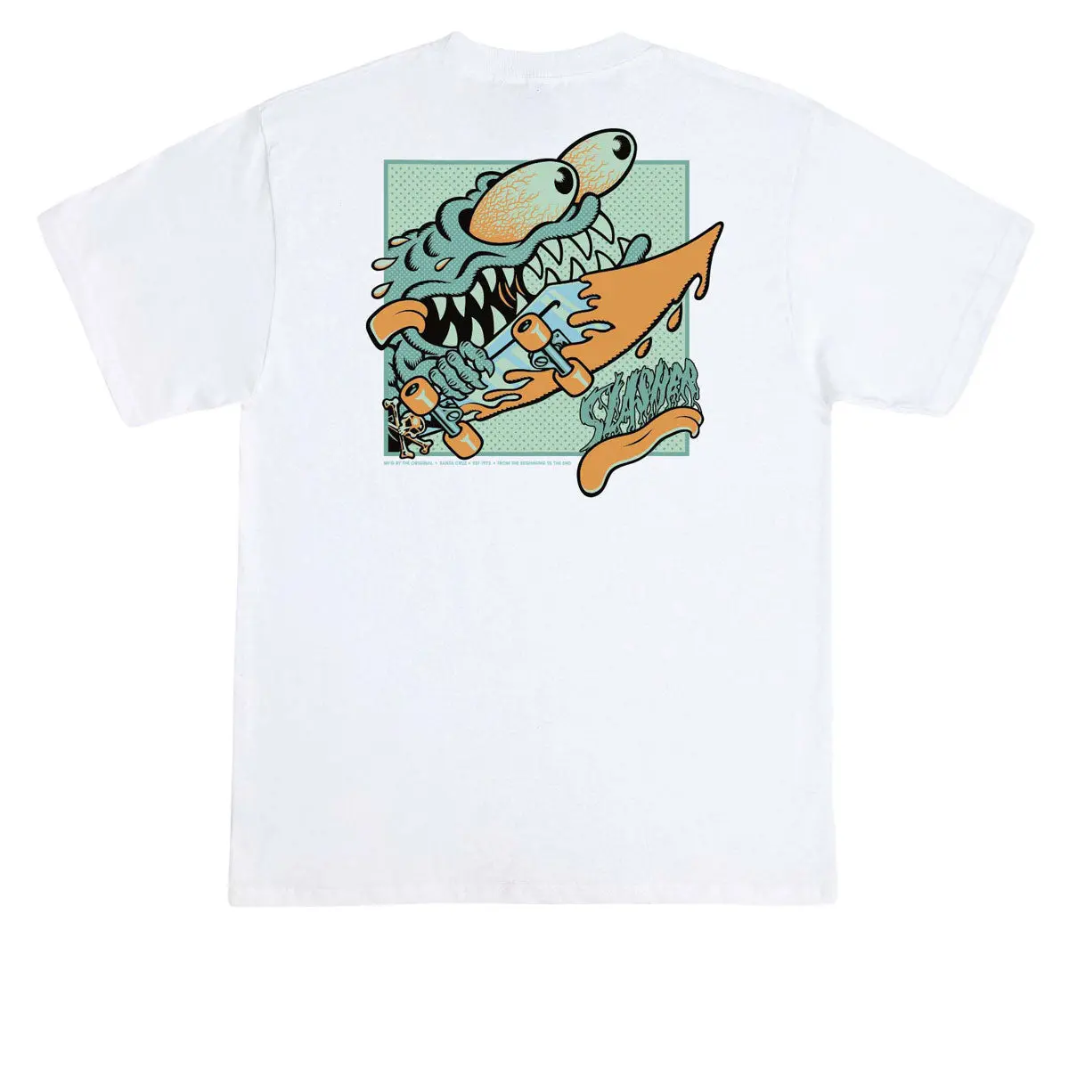 Santa Cruz Meek Slasher Box T-Shirt - White 1