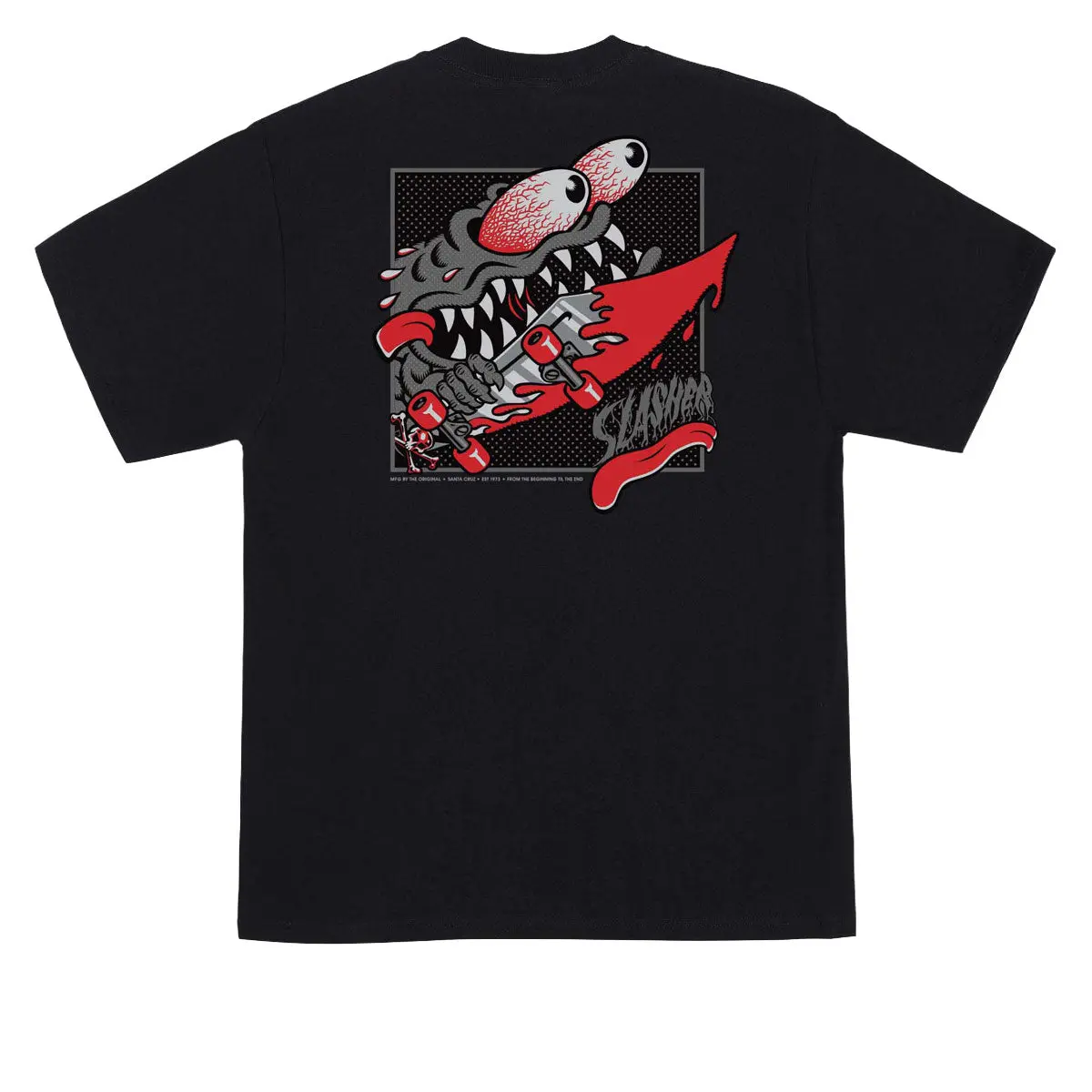 Santa Cruz Meek Slasher Box T-Shirt - Black 1