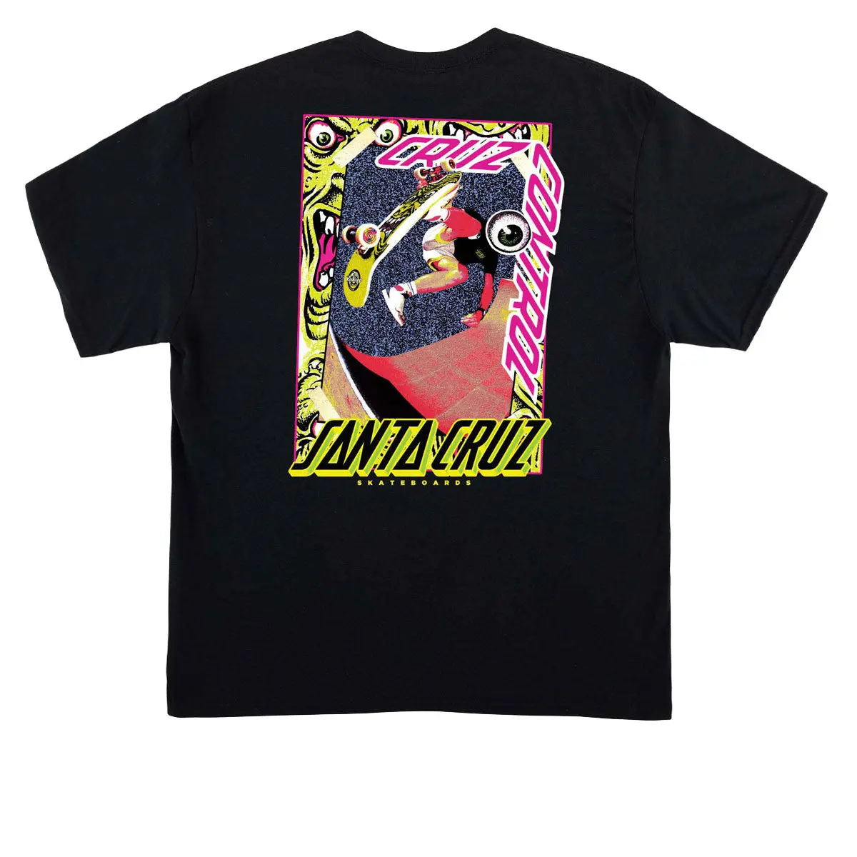 Santa Cruz Roskopp Cruz Control T-Shirt - Black 1