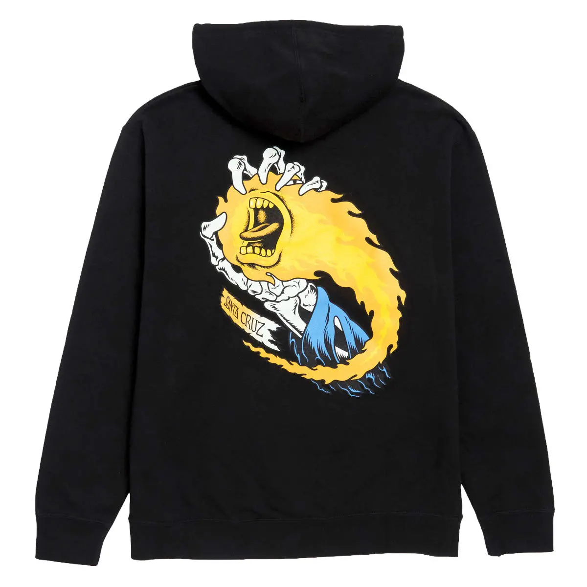 Santa Cruz O'brien Screaming Reaper Hoodie - Black 1