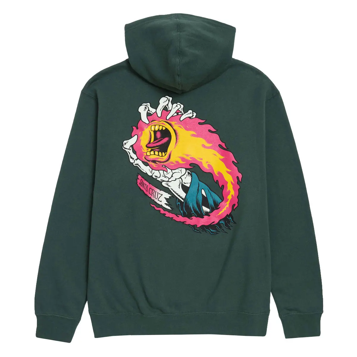 Santa Cruz O'brien Screaming Reaper Hoodie - Alpine Green 1