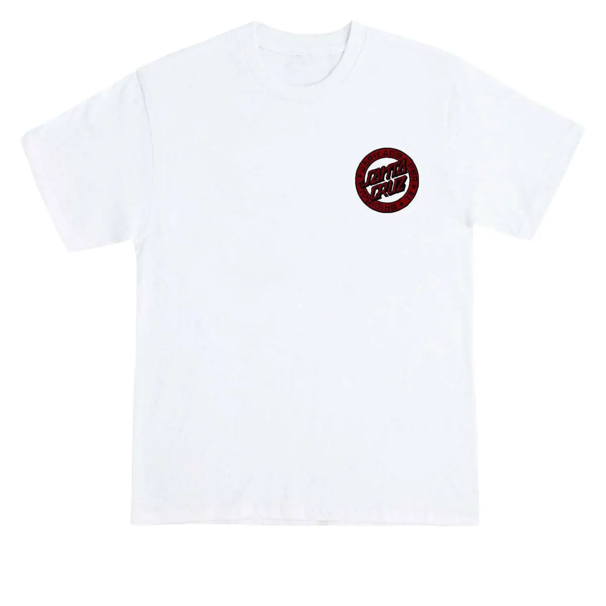 Santa Cruz Loco Dot Chest T-Shirt - White 1