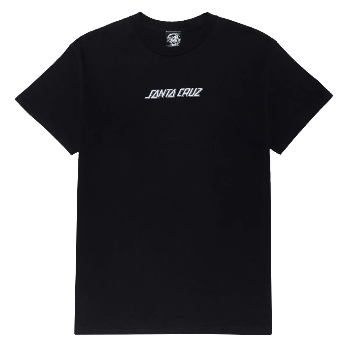 Santa Cruz Strip Embroidered T-Shirt - Black 1