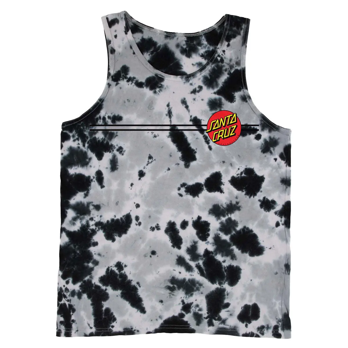 Santa Cruz Classic Dot Tank Top - Multi Black 1
