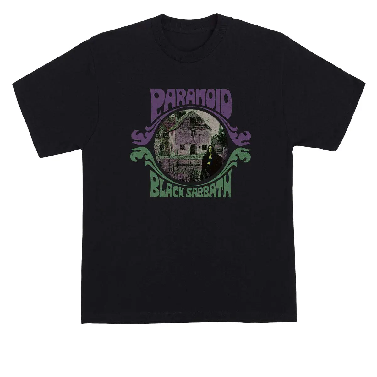 Oj X Black Sabbath Paranoid Witch T-Shirt - Black 1