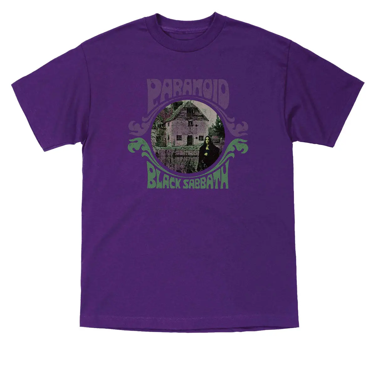 Oj X Black Sabbath Paranoid Witch T-Shirt - Purple 1