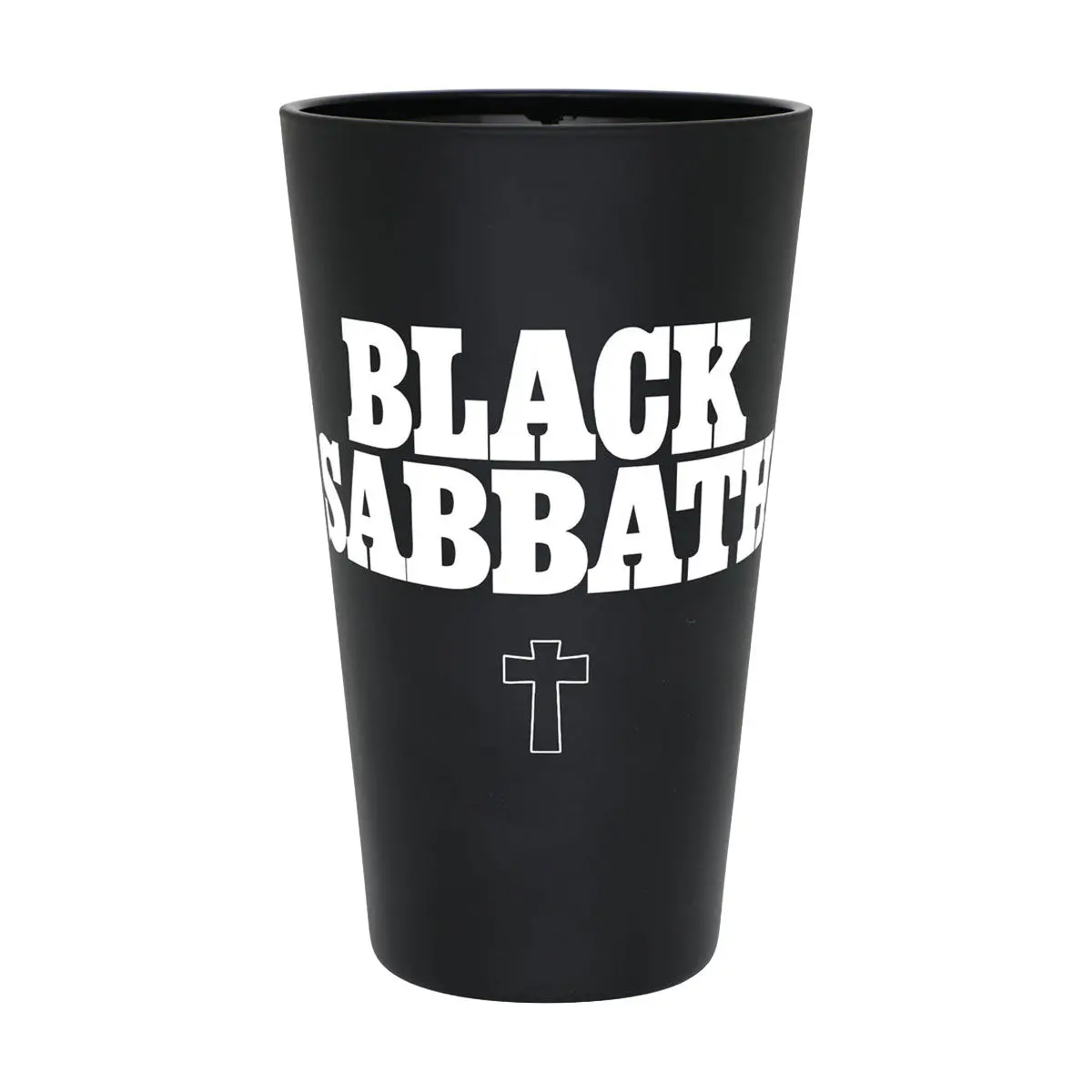 Oj X Black Sabbath Pint Glass - Frosted Black 1