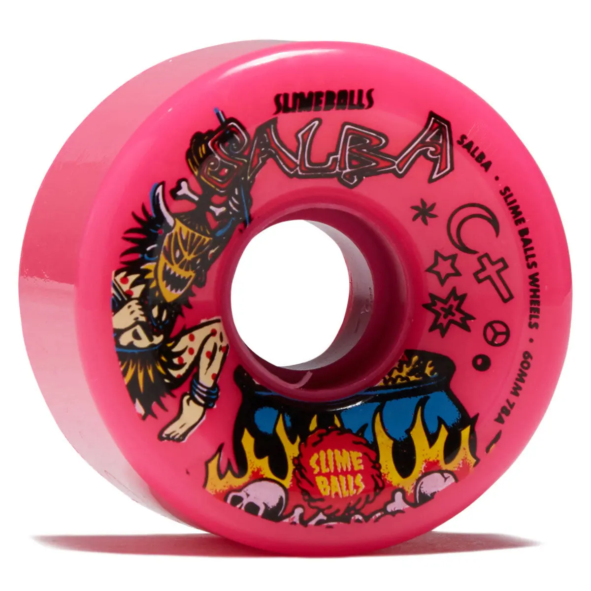 Slime Balls Salba Witch Doctor Reissue Og Slime 78A Skateboard Wheels - Pink - 60Mm 1