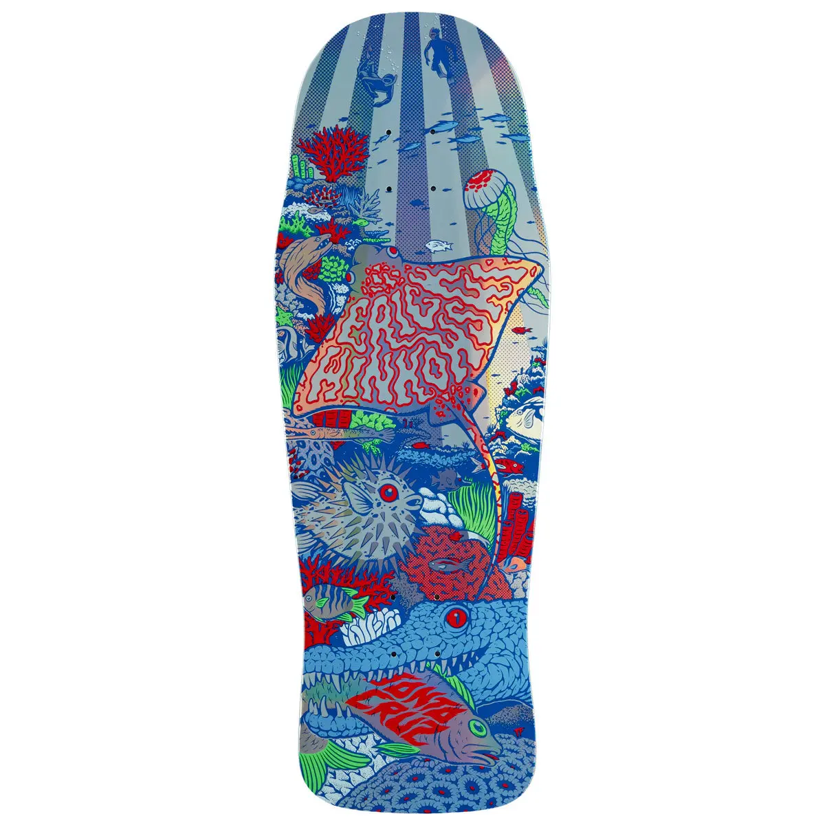 Santa Cruz Winkowski Aquatic Pro Shaped Skateboard Deck - 10.34" 1
