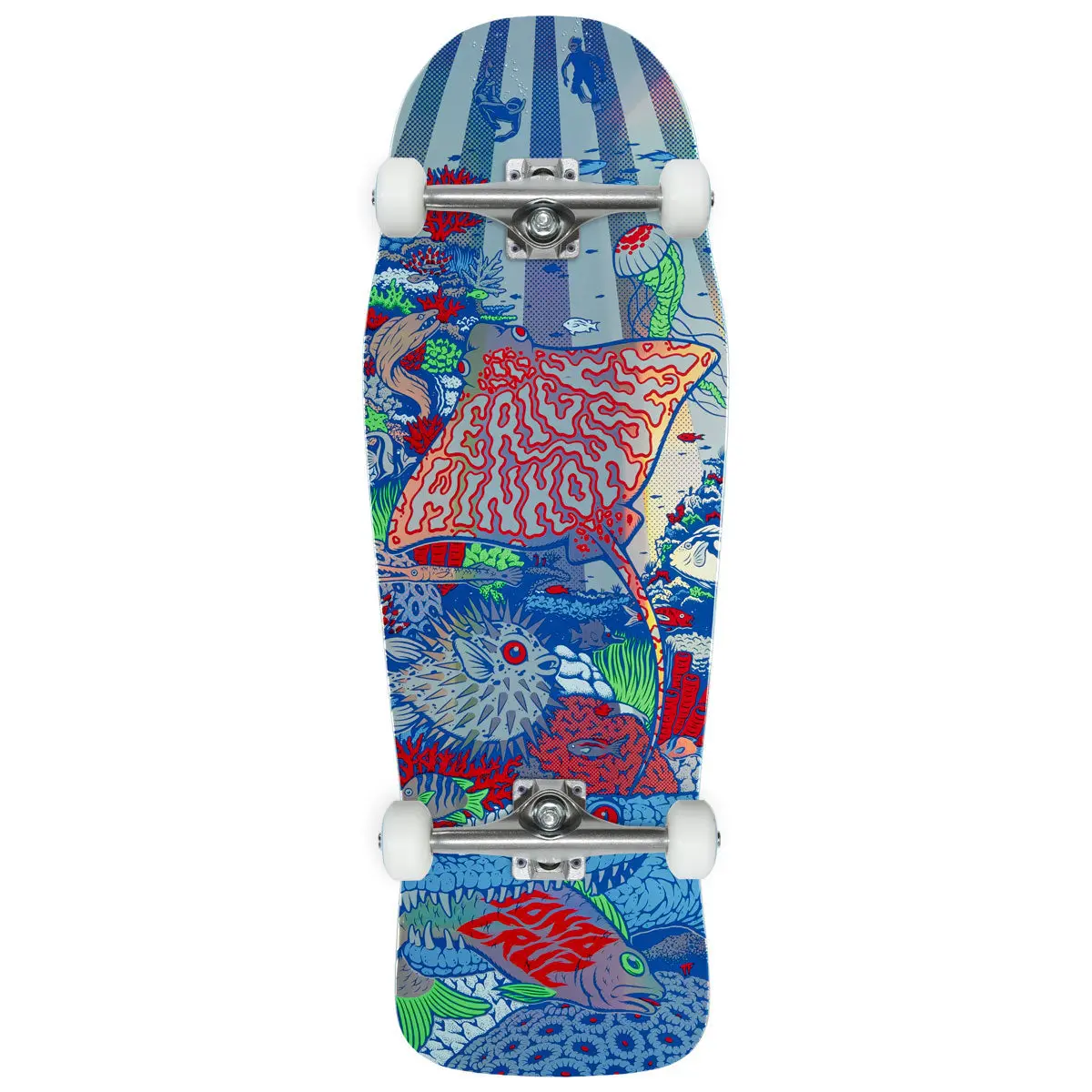 Santa Cruz Winkowski Aquatic Pro Shaped Skateboard Complete - 10.34" 1