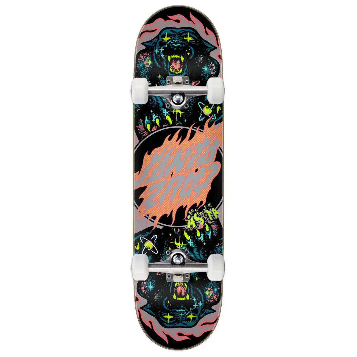 Santa Cruz Asta Space Cat Twin Pro Skateboard Complete - 8.20" 1