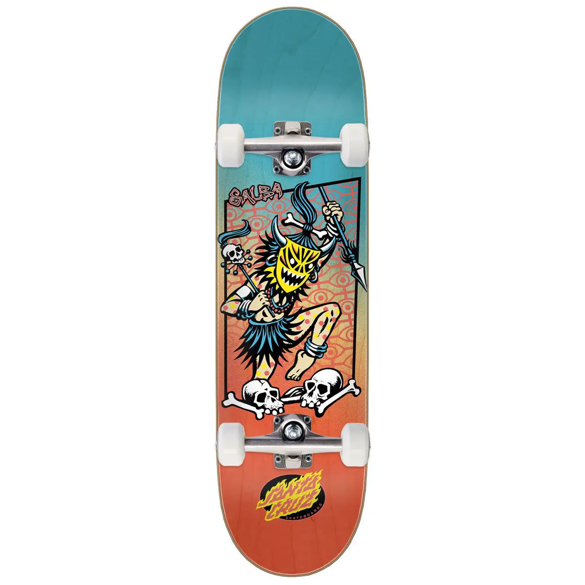 Santa Cruz Salba Voodoo Frame Pro Skateboard Complete - 8.50" 1