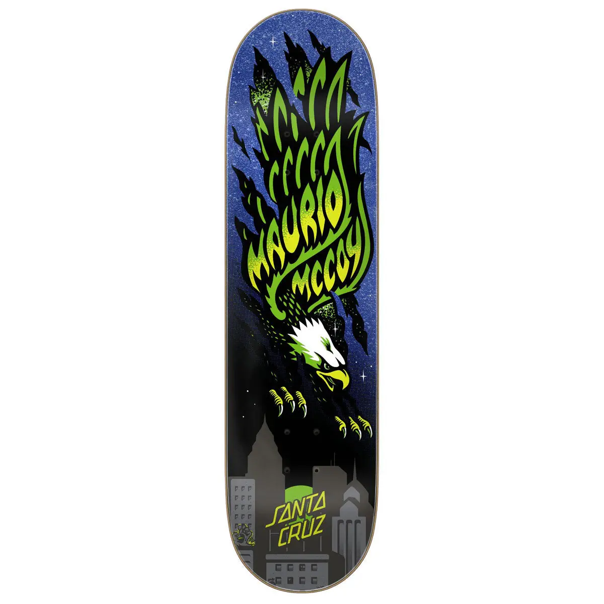 Santa Cruz Mccoy Ripping Eagle Vx Twin Skateboard Deck - 8.25" 1