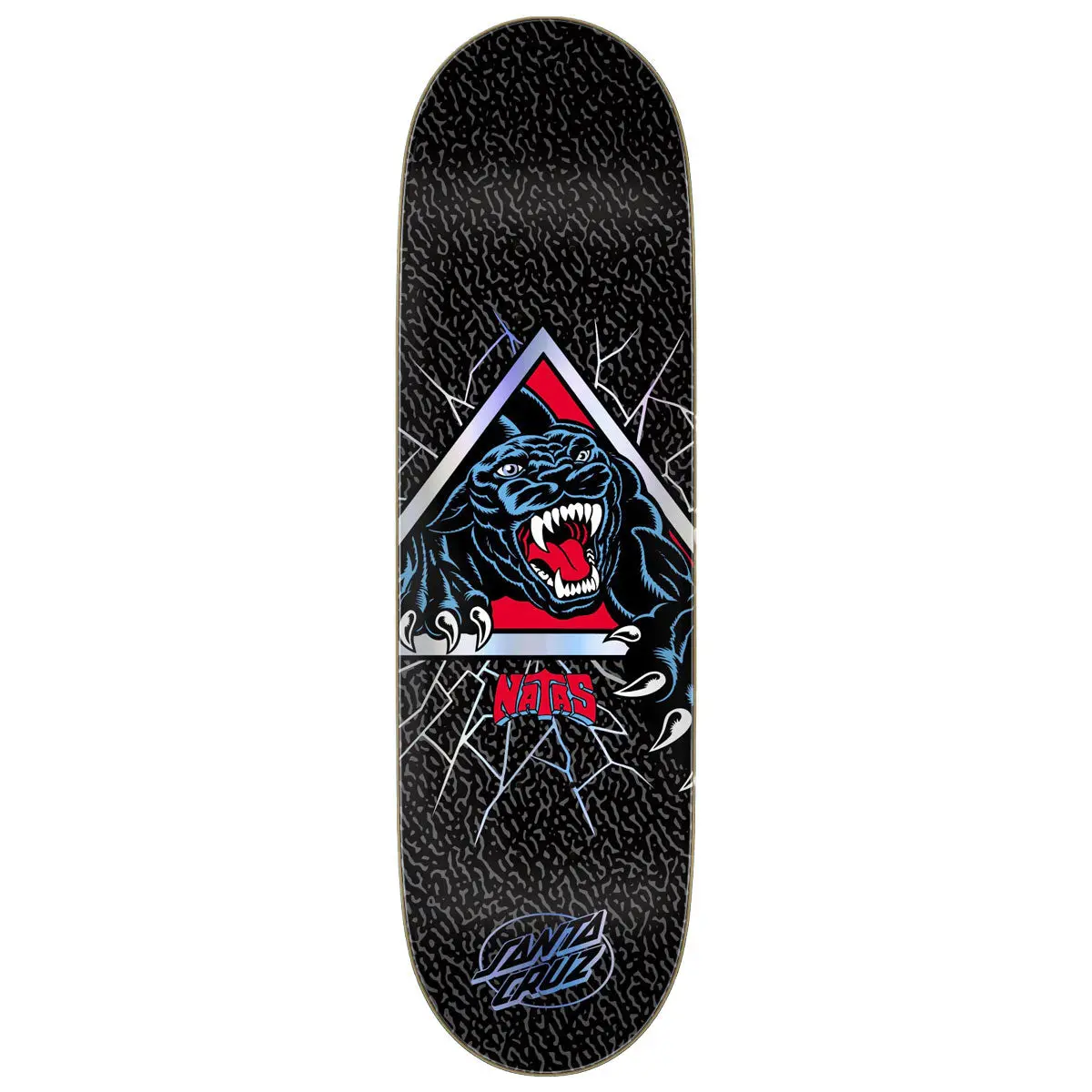 Santa Cruz Natas Shattered Panther Vx Skateboard Deck - 9.00" 1