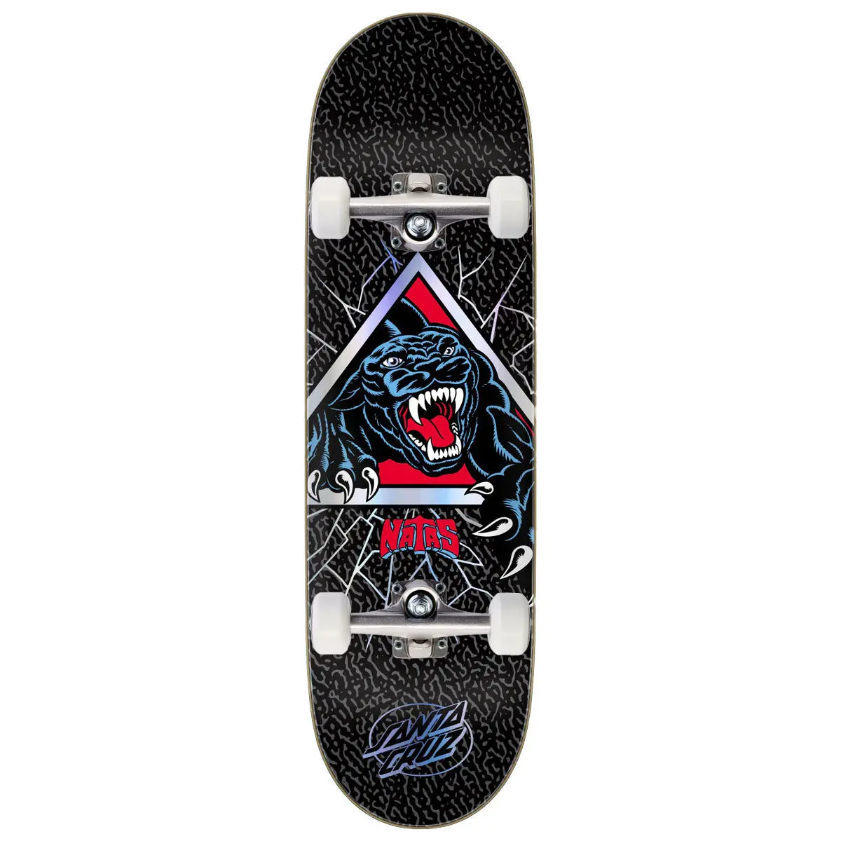 Santa Cruz Natas Shattered Panther Vx Skateboard Complete - 9.00" 1
