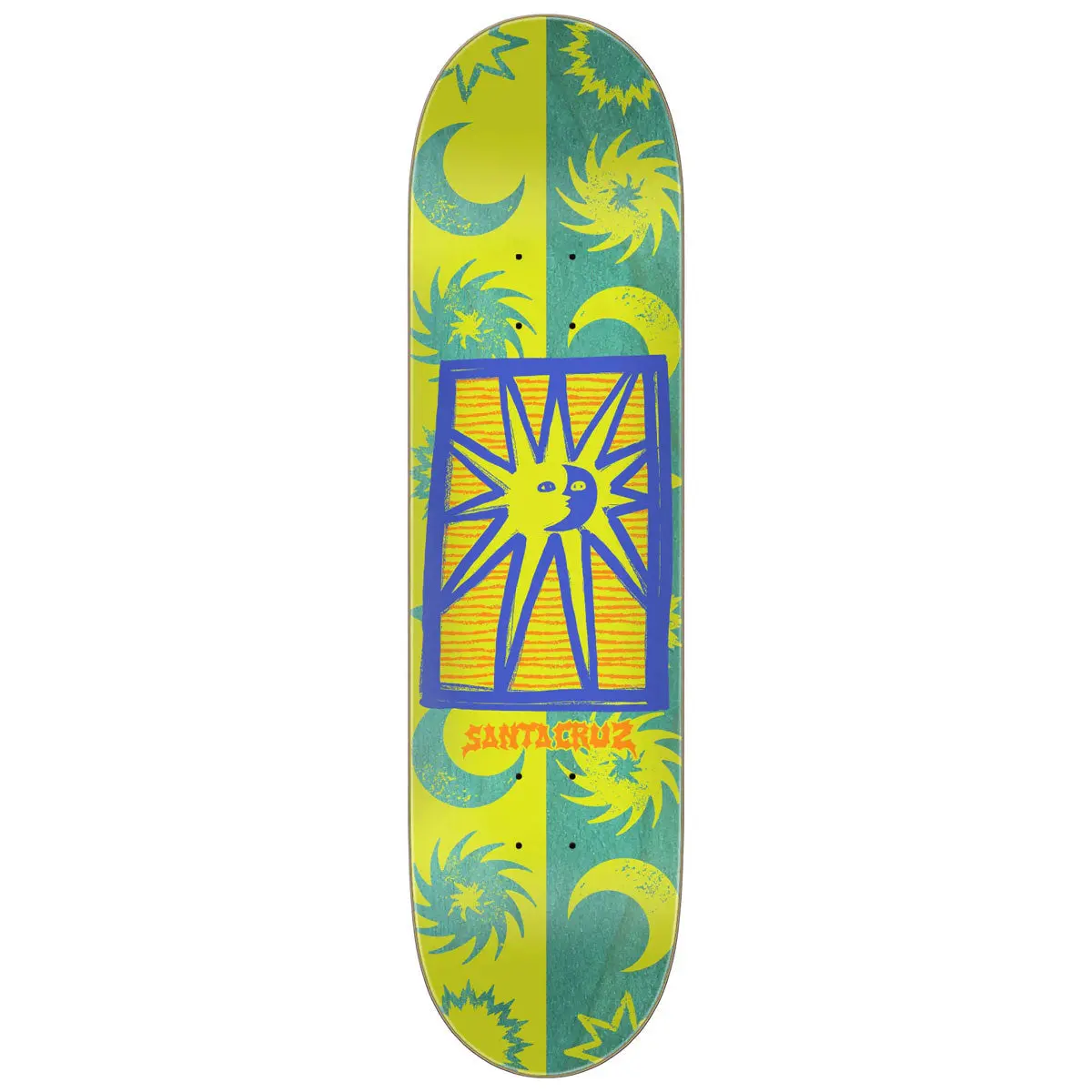 Santa Cruz Sun Stamp Feelbase Skateboard Deck - 7.75" 1