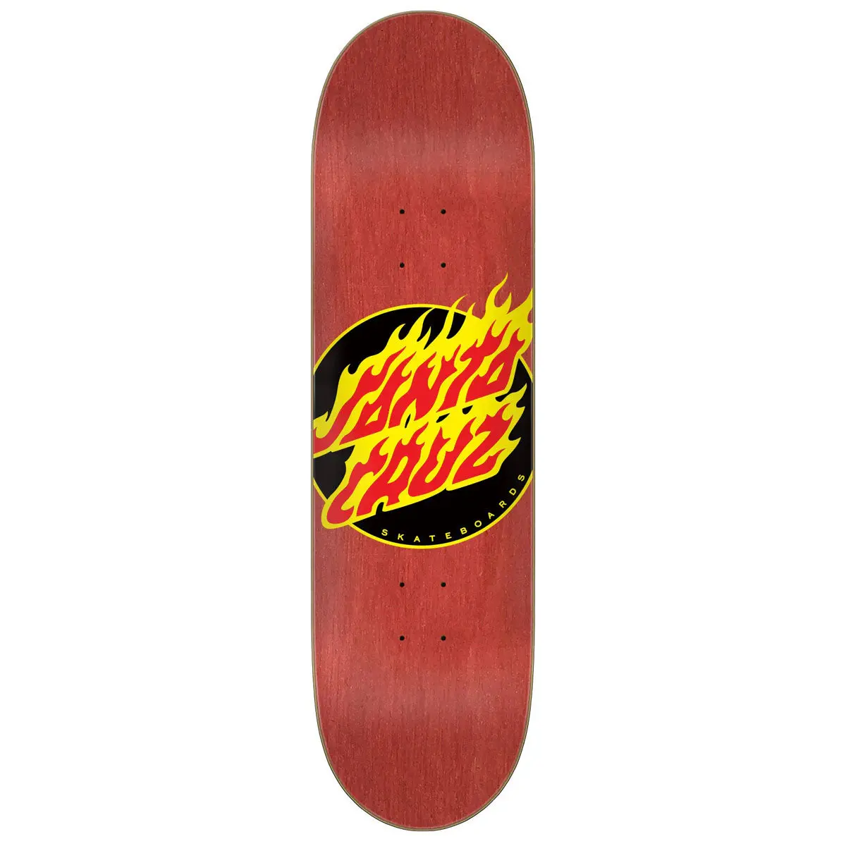 Santa Cruz Flame Dot Skateboard Deck - 7.25" 1