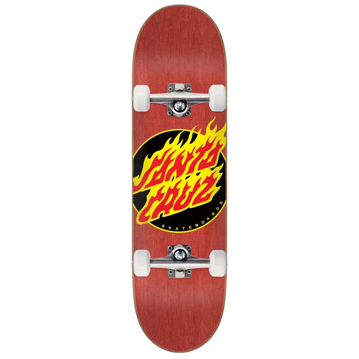 Santa Cruz Flame Dot Skateboard Complete - 7.25" 1
