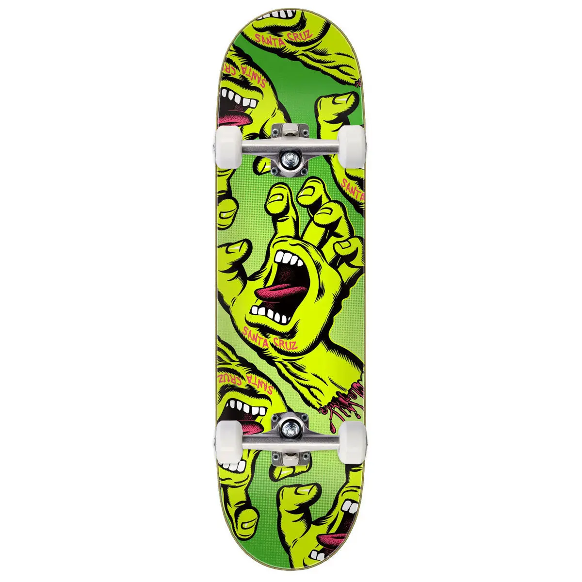 Santa Cruz Crowded Hand Skateboard Complete - 8.50" 1