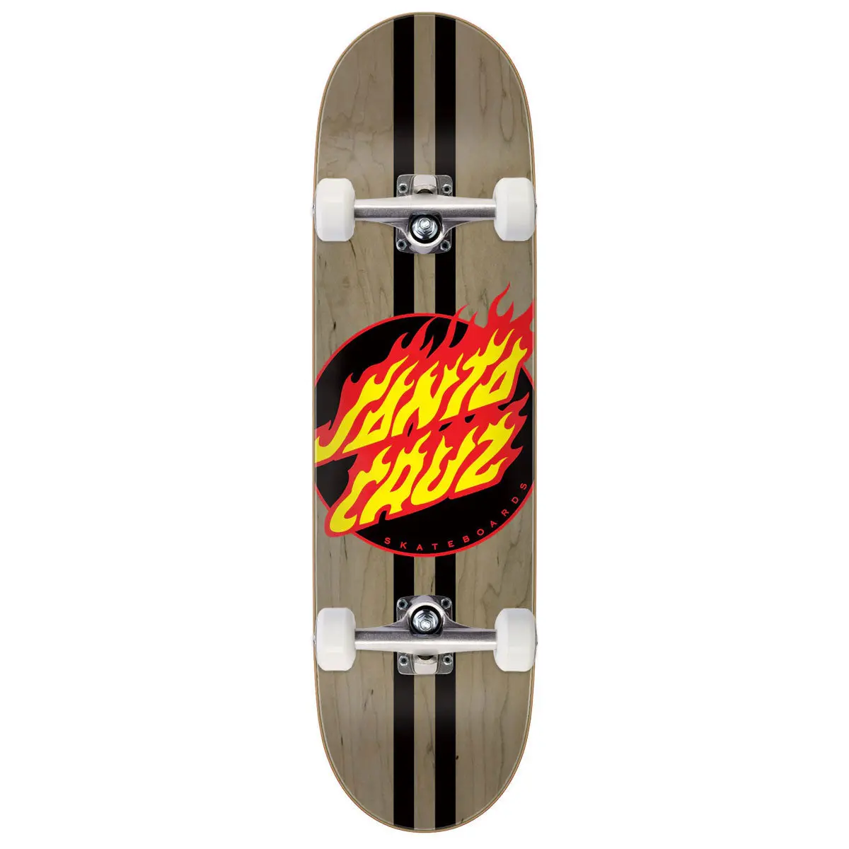 Santa Cruz Flame Dot Skateboard Complete - 8.60" 1