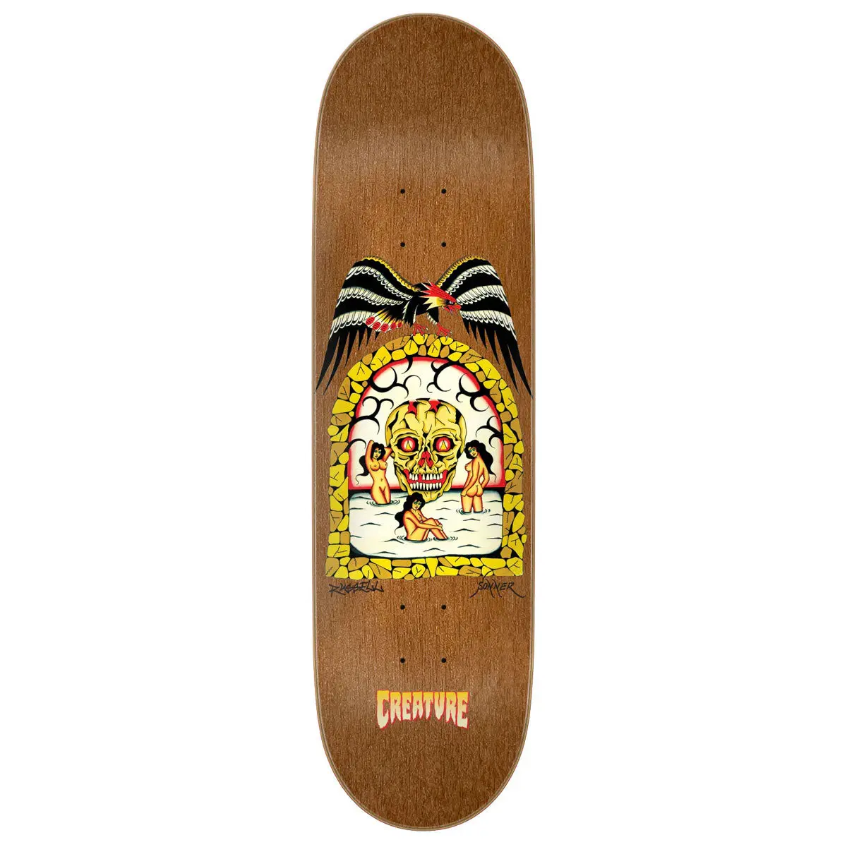 Creature Russell Flash Pro Stumps Skateboard Deck - 8.60" 1