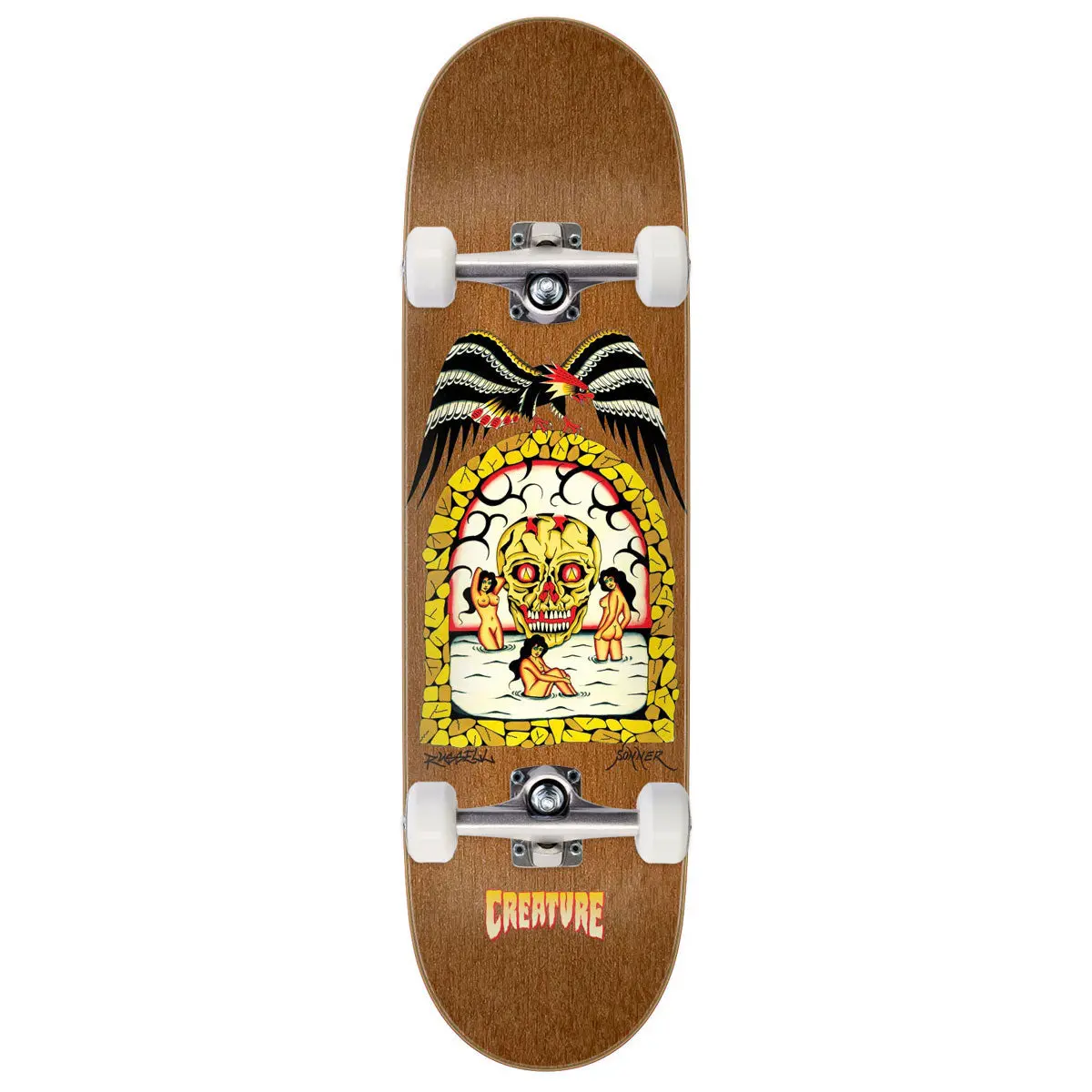 Creature Russell Flash Pro Stumps Skateboard Complete - 8.60" 1