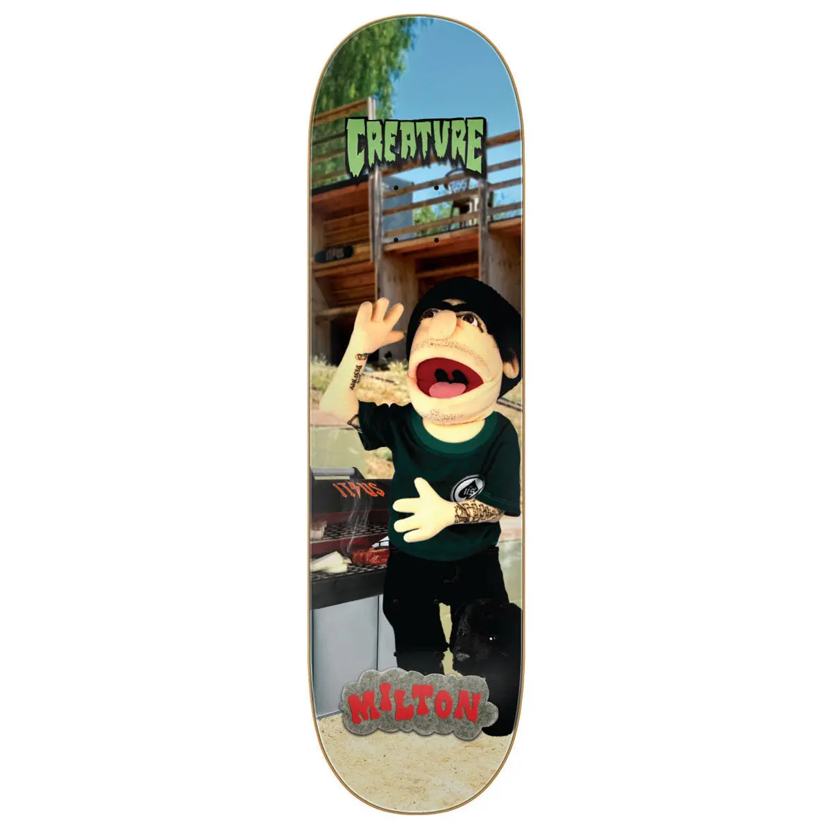 Creature Martinez Fuzzy Creature Fiends Pro Skateboard Deck - 8.60" 1