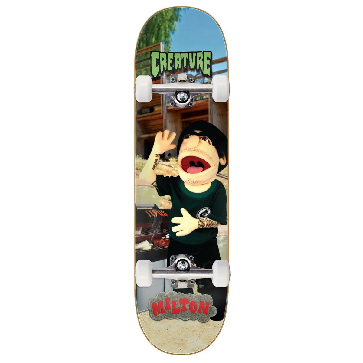 Creature Martinez Fuzzy Creature Fiends Pro Skateboard Complete - 8.60" 1