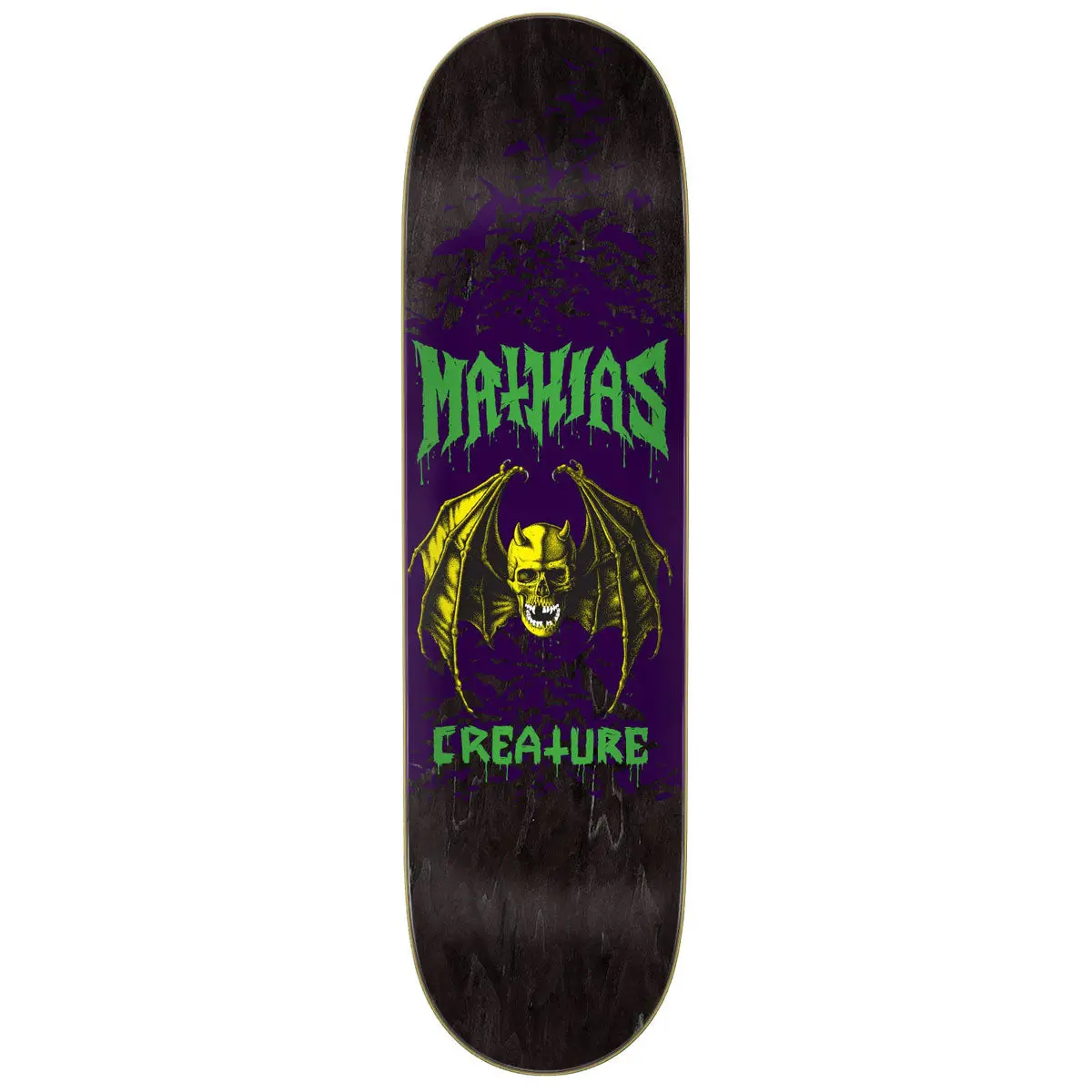 Creature Torres Skull Bat Pro Stumps Skateboard Deck - 8.51" 1