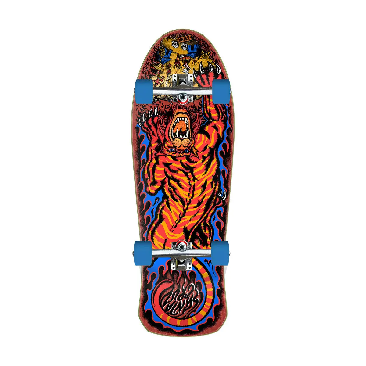 Santa Cruz Salba Tiger Shaped Pre-Built Cruzer Complete - 10.30" 1