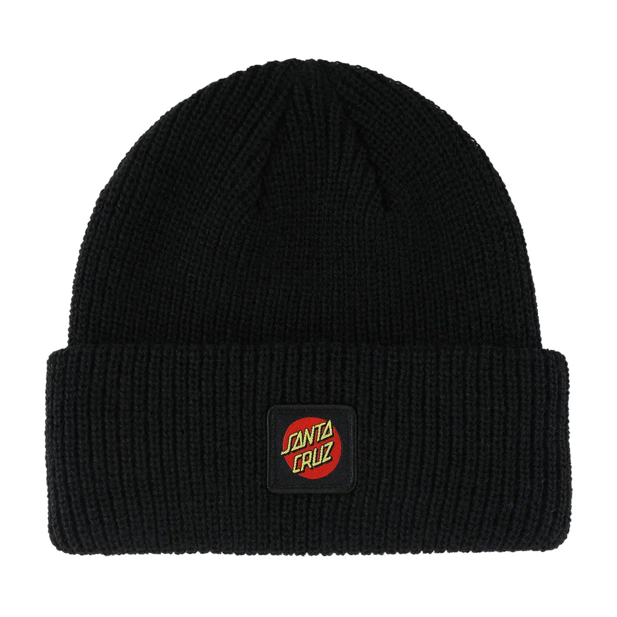 Santa Cruz Youth Cruz Label Beanie - Black 1