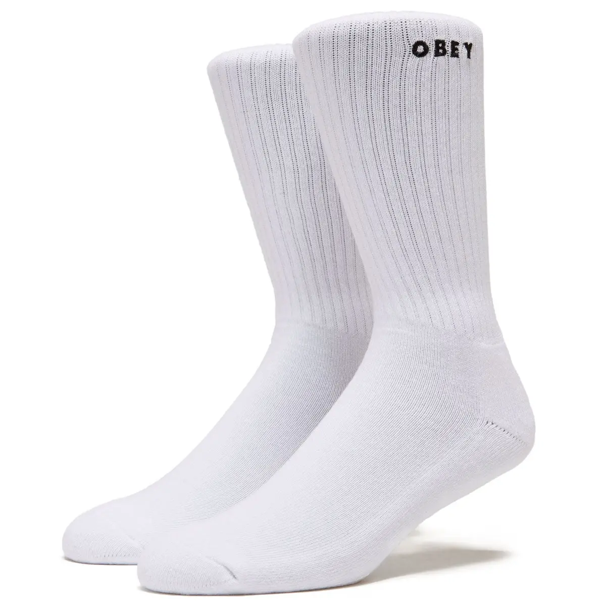 Obey Bold Socks - White 1